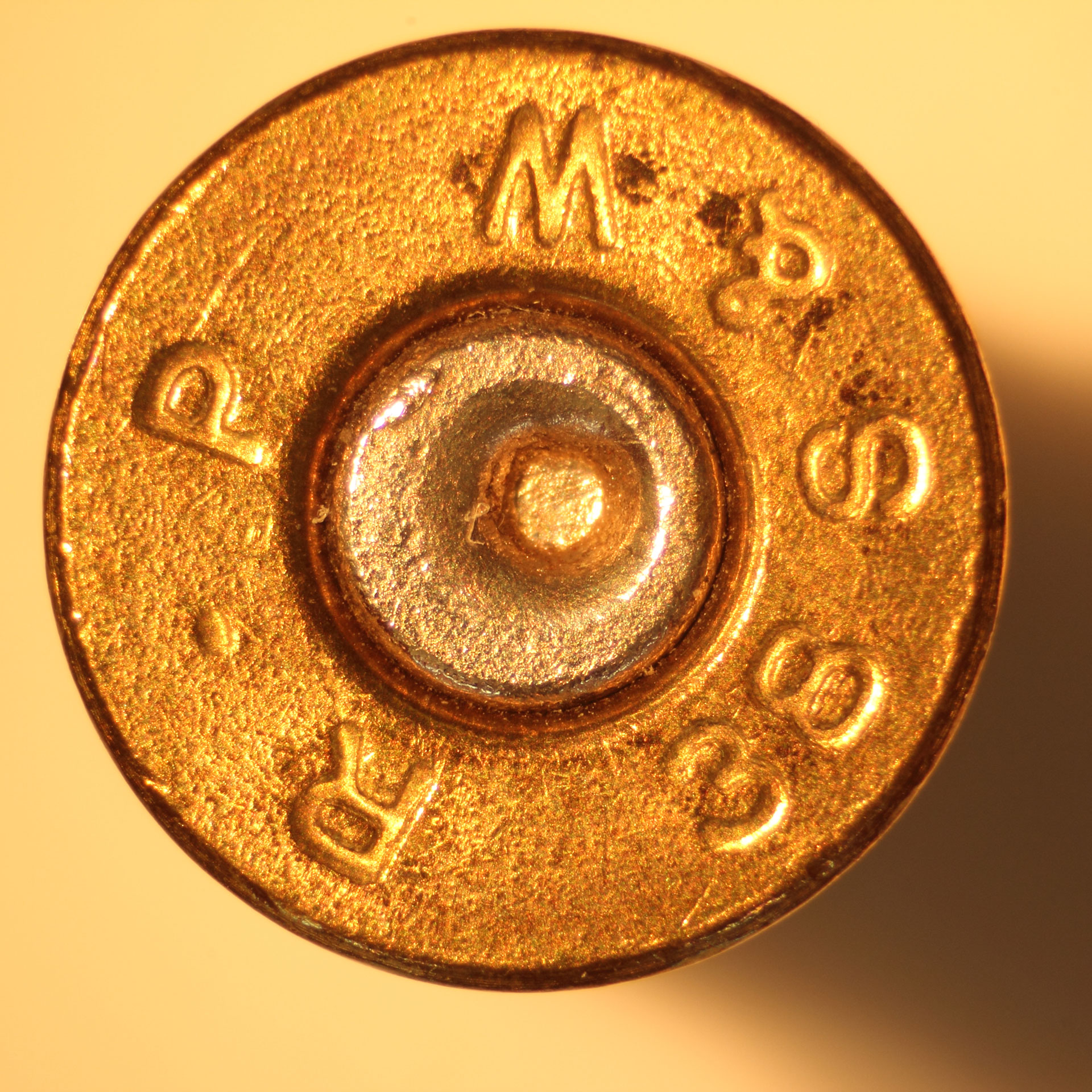 Shell casing taken with original TS-160 prototype by H Jay Margolis